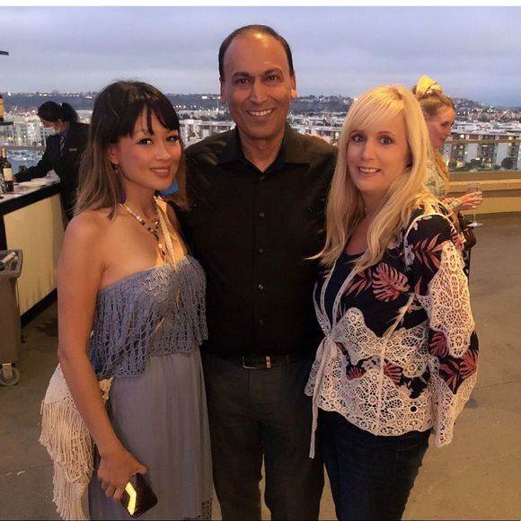 LA POSH PARTY LIVE 7/27/2022- CEO Manish Chanda and my PFF @bellanblue - Picture 1 of 9